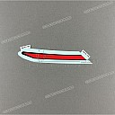 Ninja tail cover pattern, right side