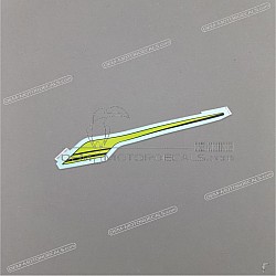 Adesivo posteriore coda carena, lato sinistro