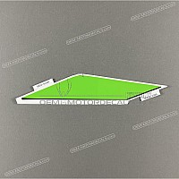 KAWASAKI Autocollant Supérieur Gauche de Flanc de Carénage 56076-2089