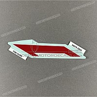 KAWASAKI Adhesivo de guardabarros delantero, lado izquierdo 56076-2853