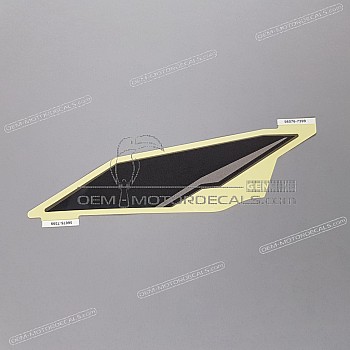 Front cowling decal, left side