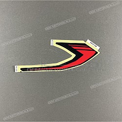 Front cowling decal, left side