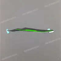 KAWASAKI Naklejka owiewki tylnej, lewa strona 56076-7544