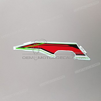 Front cowling decal, right side