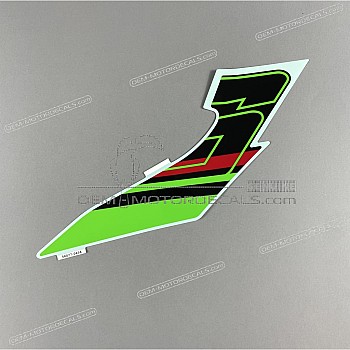 Side cowling decal, right side