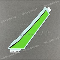 KAWASAKI Zijpaneel sticker, linkerkant 56077-0476
