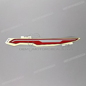 Autocollant carénage arrière queue, côté gauche