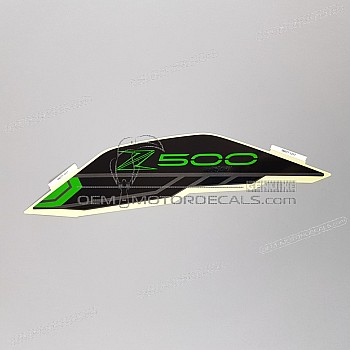 Zijpaneel sticker, linkerkant