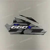 YAMAHA Naklejka na lewą owiewkę X10SF137N3000