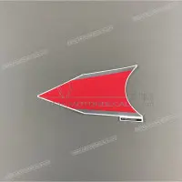 Tankverkleidung Dekor, rechte Seite X13S242450000