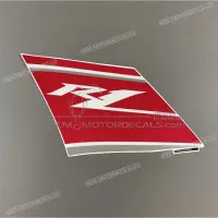 YAMAHA Graphique de carénage latéral R1, côté gauche X4C8283914000