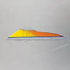 Frame cowling decal, right side