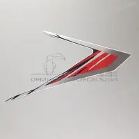 REPRODUCTION Frame cowling decal, left side X4PT2173E6000