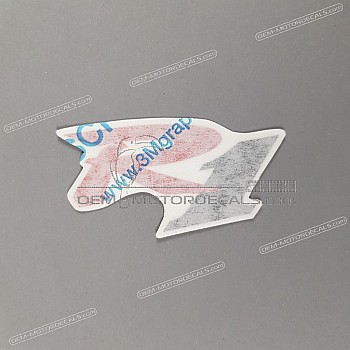 Front cowling decal 