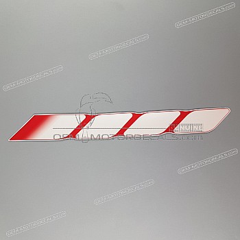 Belly pan decal, left side 