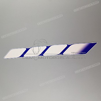 Belly pan decal, left side 