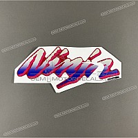 Reproduction of Kawasaki REPRODUCTION Side cowling decal, right side X560501935