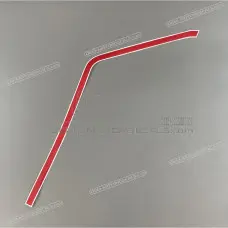 Frame cowling decal, left side