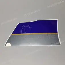 Bovenkuip sticker, linkerkant