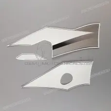 Kit d'autocollants de panneau latéral, côté droit Kit d'autocollants de panneau latéral, côté droit