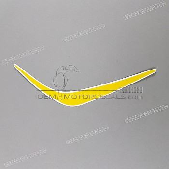 Front cowling decal, left side