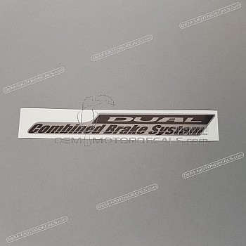 Front fender decal