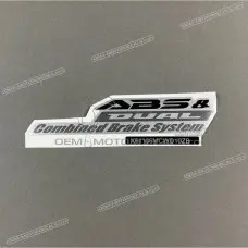 Front fender decal, left side