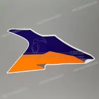 REPRODUCTION Adesivo carena anteriore superiore, lato destro X64101MAS300ZA