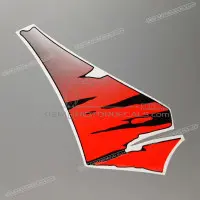 REPRODUCTION Bovenkuip sticker, rechterkant X64101MW0790ZB