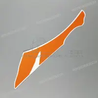 REPRODUCTION Bovenkuip sticker, rechterkant X64102MAE300ZC