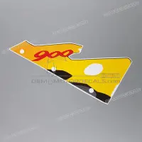 REPRODUCTION Adesivo carena anteriore superiore, lato destro X64102MAS300ZC