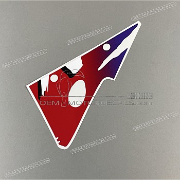 Naklejka na przednią owiewkę (czasza), prawa strona