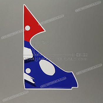 Front cowling decal, right side