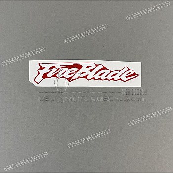 Naklejka na przednią owiewkę (czasza), prawa strona