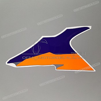 Front cowling decal, left side