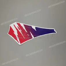 Bovenkuip sticker, linkerkant