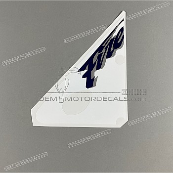Front cowling decal, left side