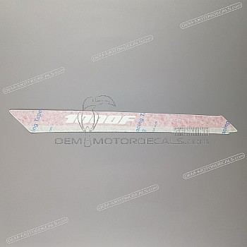 Front cowling decal, left side