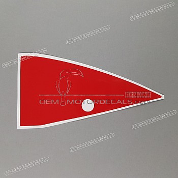 Front cowling decal, left side