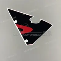 REPRODUCTION Adesivo carena anteriore superiore, lato destro X64232MEE000ZA
