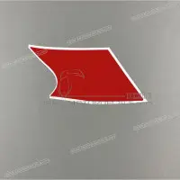 REPRODUCTION Zijpaneel sticker, linkerkant X64276MCFD60ZA