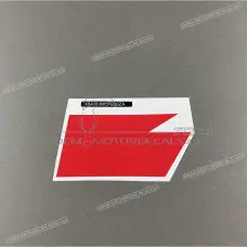 Zijpaneel sticker, rechterkant Zijpaneel sticker, rechterkant