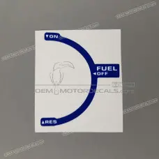 Frame cowling decal Frame cowling decal