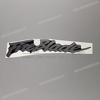 Belly pan decal, right side