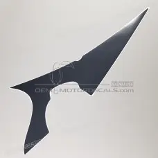 Belly pan decal, left side Belly pan decal, left side