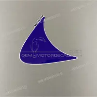 REPRODUCTION Belly pan decal, left side X64452MASE00ZA