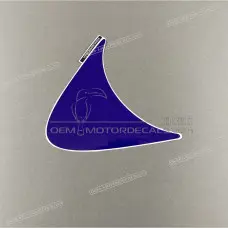 Belly pan decal, left side Belly pan decal, left side