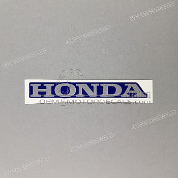 Front cowling decal