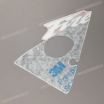 Front cowling decal, left side