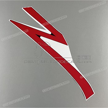 Side cowling decal, right side